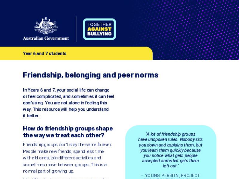 Friendship, belonging and peer norms.pdf