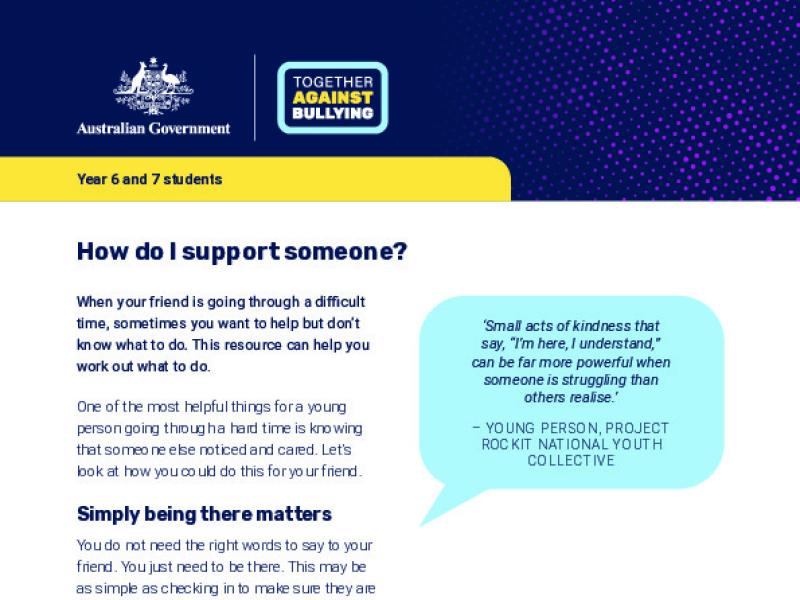 How do I support someone.pdf