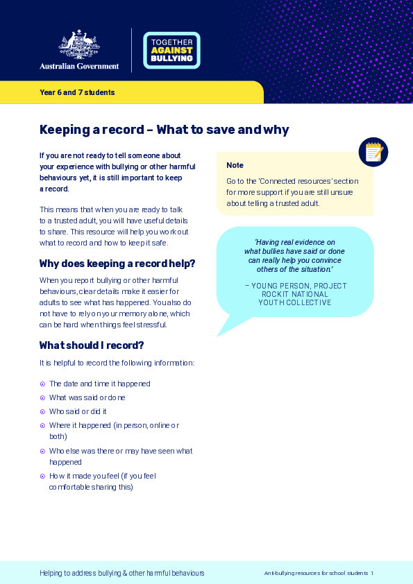 Keeping a record - What to save and why.pdf