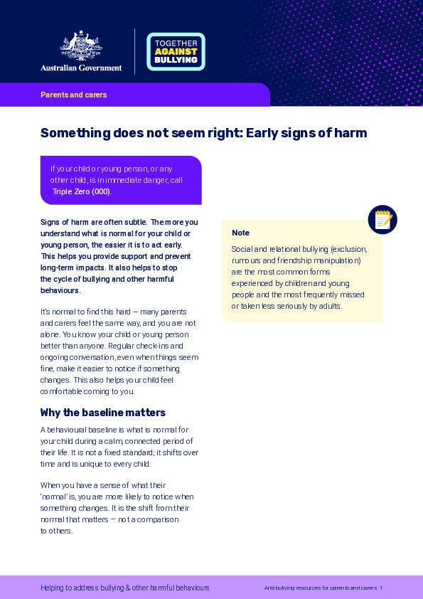 Something does not seem right - Early signs of harm.pdf