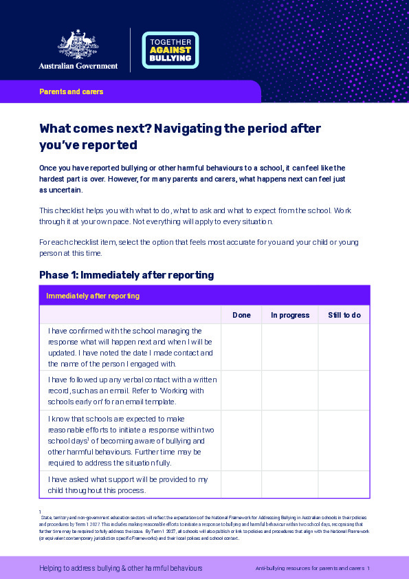 What comes next - Navigating the period after you have reported.pdf